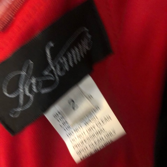 La Femme Red Prom Dress - Picture 5 of 6